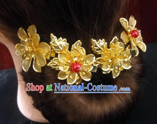 Traditional Handmade Chinese Ancient Classical Hair Accessories Barrettes Wedding Hairpin, Imperial Emperess Hair Jewellery, Hair Fascinators Hairpins for Women