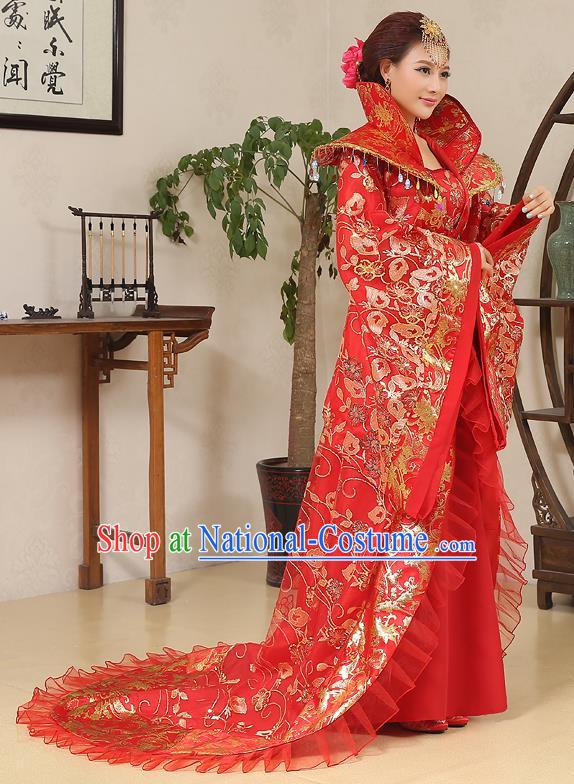 Ancient Chinese Costume Chinese Style Wedding Dress Tang Dynasty Clothing