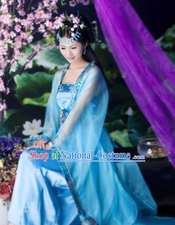 Traditional Ancient Chinese Imperial Emperess Costume, Chinese Wedding Dress, Cosplay Chinese Peri Imperial Princess Tailing Clothing Hanfu for Women