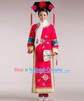 Traditional Ancient Chinese Imperial Emperess Costume, Chinese Qing Dynasty Lady Dress, Cosplay Chinese Man Nationality Peri Imperial Princess Clothing for Women