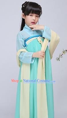 Traditional Ancient Chinese Imperial Emperess Costume, Chinese Chlidren Dance Dress, Cosplay Chinese Peri Imperial Princess Clothing Hanfu for Kids