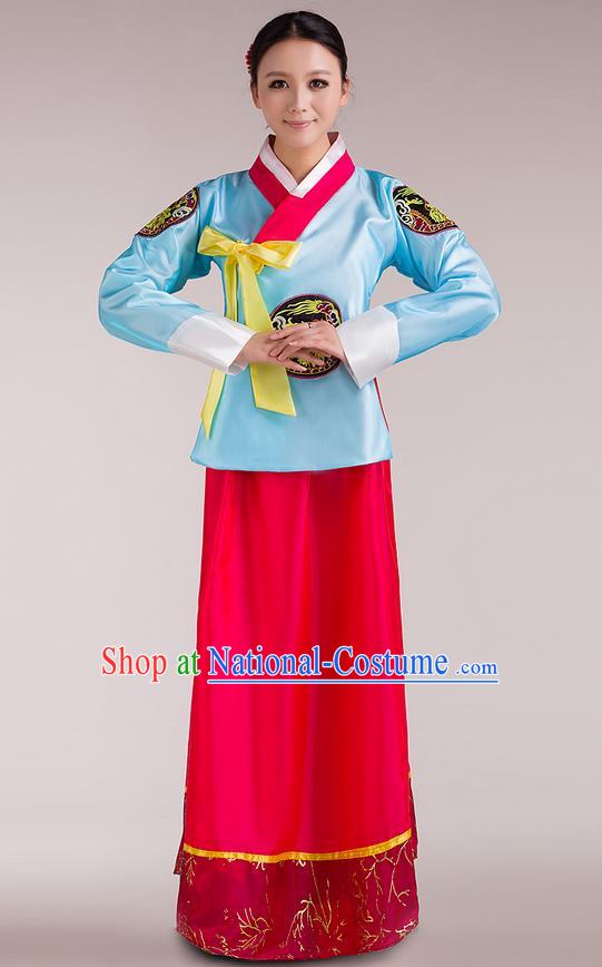 Traditional Ancient Chinese Koreans Imperial Emperess Costume, Chinese Koreans Nationality Peri Imperial Princess Clothing for Women