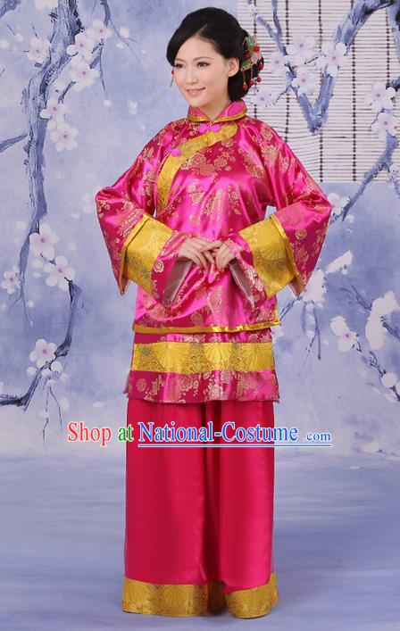 Traditional Ancient Chinese Imperial Emperess Costume, Chinese Qing Dynasty Old Lady Dress, Cosplay Chinese Peri Imperial Princess Clothing for Women