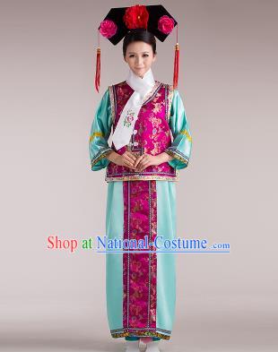 Traditional Ancient Chinese Imperial Emperess Costume, Chinese Qing Dynasty Lady Dress, Cosplay Chinese Peri Imperial Princess Clothing for Women