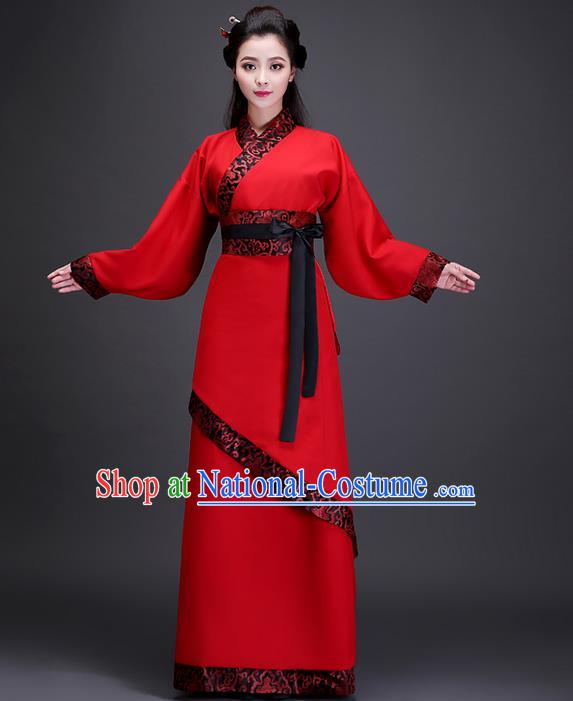 Traditional Ancient Chinese Imperial Emperess Costume, Chinese Han Dynasty Wedding Dress, Cosplay Chinese Peri Imperial Princess Dance Clothing Hanfu for Women