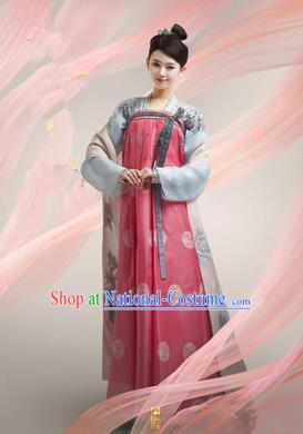 Traditional Ancient Chinese Imperial Emperess Costume, Chinese Tang Dynasty Wedding Dress, Cosplay Chinese Peri Imperial Princess Embroidered Clothing for Women