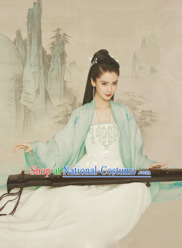 Traditional Ancient Chinese Imperial Princess Costume, Chinese Han Dynasty Princess Dress, Cosplay Chinese Peri Embroidered Hanfu Clothing for Women