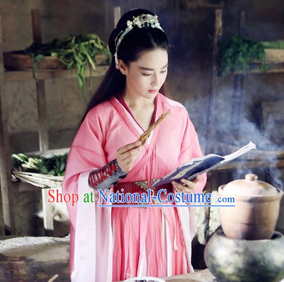 Traditional Ancient Chinese Female Costume, Chinese Tang Dynasty Swordswoman Dress, Cosplay Chinese Swordsman Clothing for Women