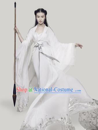 Traditional Ancient Chinese Imperial Emperess Costume, Chinese Tang Dynasty Wedding Dress, Cosplay Game Characters Chinese Peri Imperial Princess Embroidered Clothing for Women