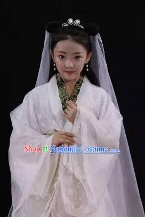 Traditional Ancient Chinese Imperial Princess Costume, Chinese Tang Dynasty Children Dress, Cosplay Chinese Peri Clothing for Kids