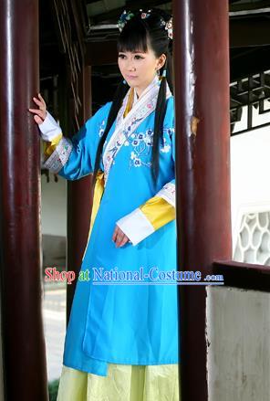 Traditional Ancient Chinese Costume, Chinese Han Dynasty Young Lady Dress, Cosplay Chinese Imperial Princess Clothing for Women