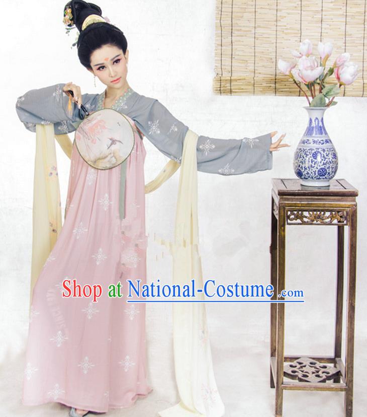 Traditional Ancient Chinese Imperial Emperess Costume, Chinese Tang Dynasty Fairy Dress, Cosplay Lady Yang Chinese Imperial Consort Clothing for Women