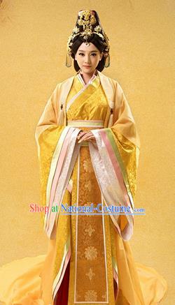 Traditional Ancient Chinese Imperial Consort Costume, Chinese Han Dynasty Lady Dress, Cosplay Chinese Imperial Concubine Clothing Hanfu for Women