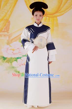 Traditional Ancient Chinese Imperial Consort Costume, Chinese Qing Dynasty Manchu Palace Lady Dress, Cosplay Chinese Mandchous Imperial Concubine Clothing for Women