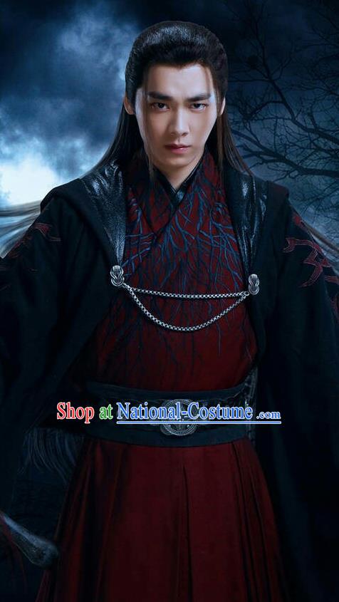 Traditional Chinese Ancient Costumes Ancient Chinese Cosplay Swordsman Knight Costume Complete Set for Men