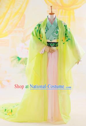 Traditional Ancient Chinese Imperial Emperess Costume, Chinese Han Dynasty Consort Dress, Cosplay Chinese Princess Consort Clothing Embroidered Hanfu for Women