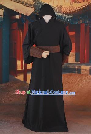 Traditional Ancient Chinese Male Costume, Chinese Han Dynasty Warrior Dress, Cosplay Chinese Hanfu Clothing for Men