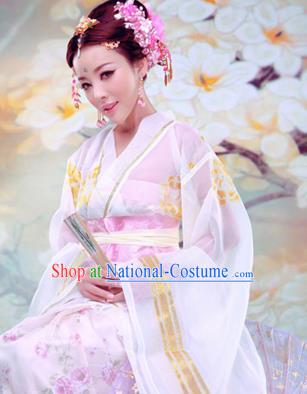 Traditional Ancient Chinese Imperial Consort Costume, Chinese Han Dynasty Lady Dress, Cosplay Chinese Imperial Concubine Clothing Hanfu for Women