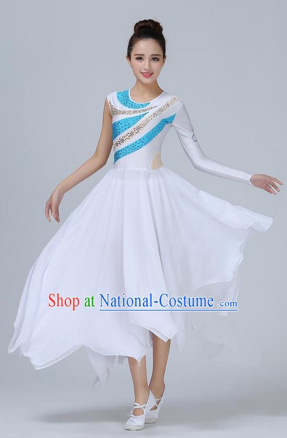 Traditional Chinese Yangge Fan Dance Costume