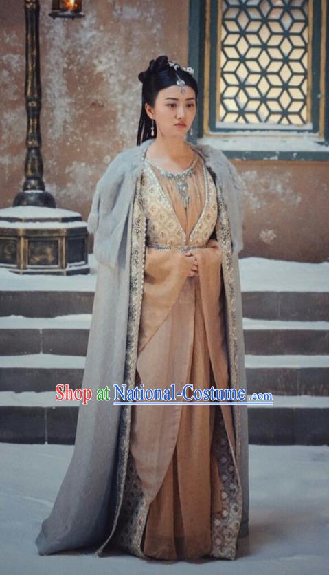 Traditional Ancient Chinese Imperial Empress Costume, Elegant Hanfu Palace Queen Dress, Chinese Tang Dynasty Imperial Princess Tailing Clothing for Women