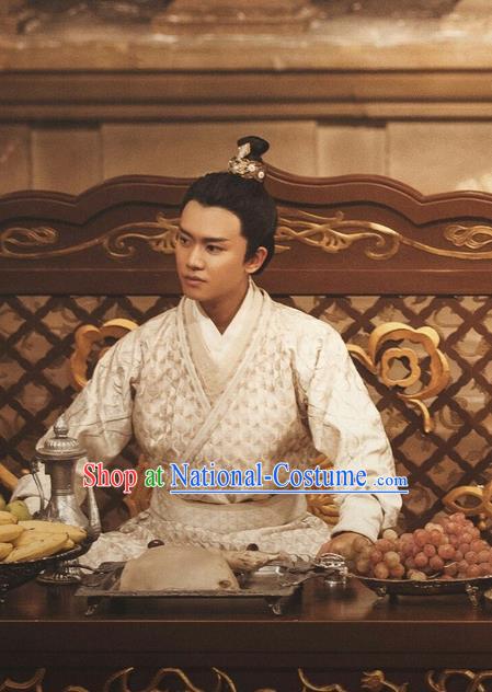 Traditional Ancient Chinese Nobility Childe Costume, Elegant Hanfu Male Lordling Dress, Tang Dynasty Prince Clothing, China Imperial Crown Prince Embroidered Clothing for Men