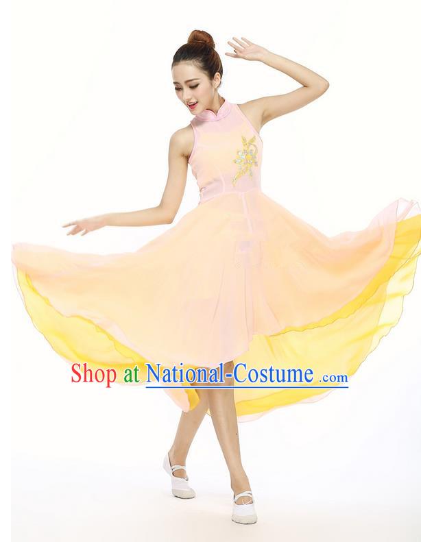 Traditional Chinese Yangge Fan Dance Costume