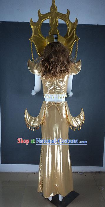 Traditional Chinese Yangge Fan Dance Costume