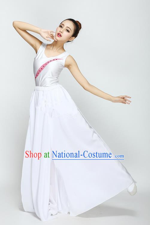 Traditional Chinese Yangge Fan Dance Modern Dance Costume