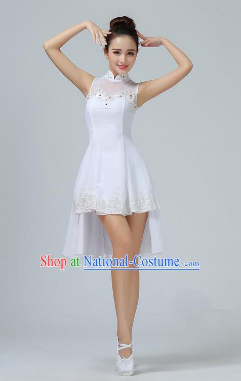 Traditional Chinese Yangge Fan Dance Modern Dance Costume