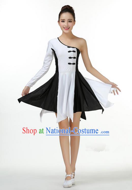 Traditional Chinese Yangge Fan Dance Modern Dance Costume