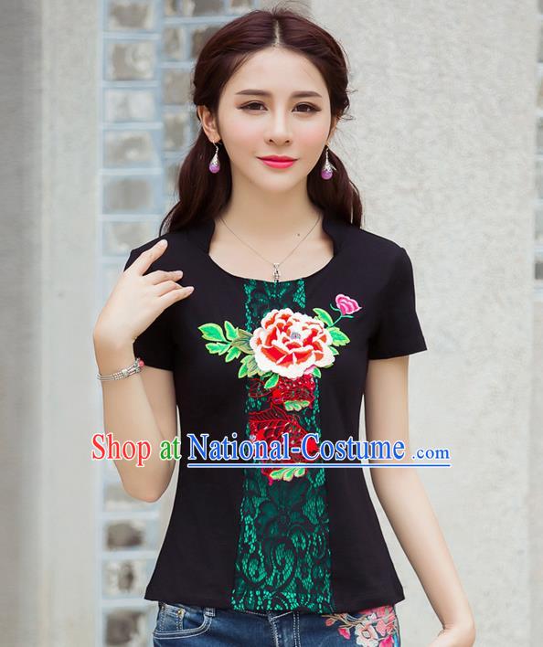 Traditional Ancient Chinese Young Women Cheongsam Dress Republic of China Tangsuit Stand Collar Blouse Dress Tang Suit Clothing for Women