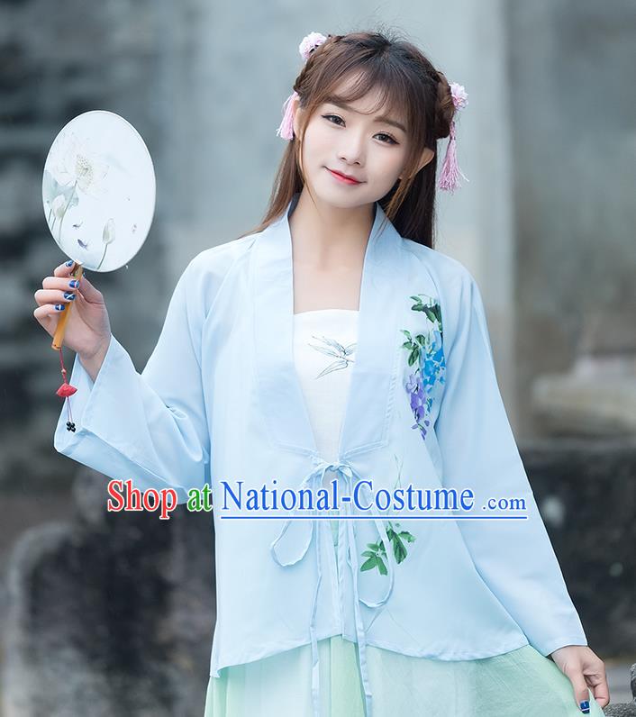 Traditional Ancient Chinese Young Women Cheongsam Dress Republic of China Tangsuit Stand Collar Blouse Dress Tang Suit Clothing for Women