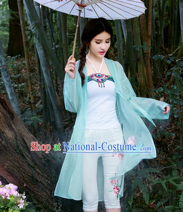 Traditional Chinese Ancient Costume, Elegant Hanfu Clothing Embroidered Cardigan, China Ming Dynasty Elegant Blouse Coat for Women