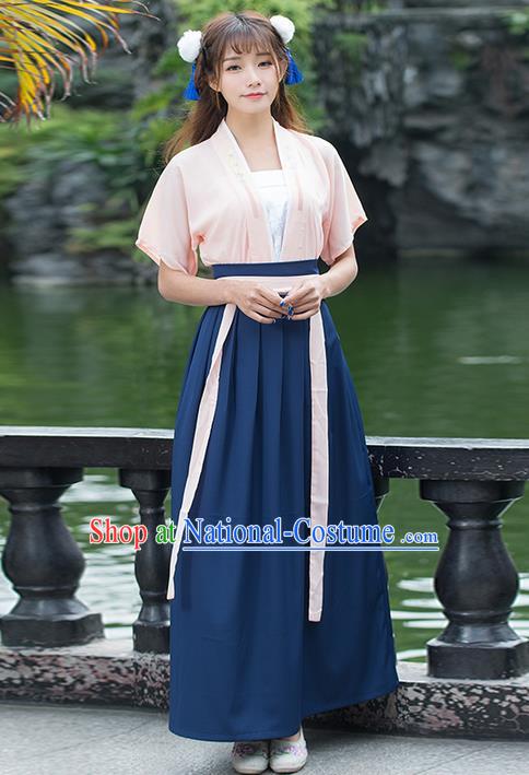 Traditional Ancient Chinese Young Women Cheongsam Dress Republic of China Tangsuit Stand Collar Blouse Dress Tang Suit Clothing for Women