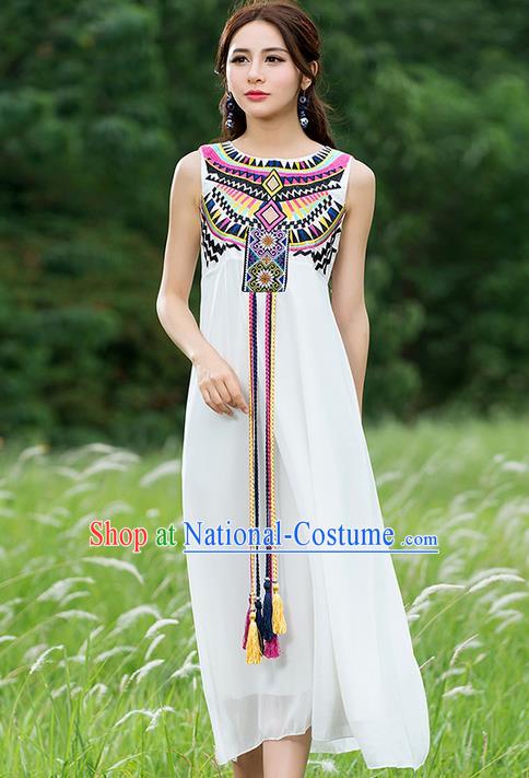 Traditional Ancient Chinese Young Women Cheongsam Dress Republic of China Tangsuit Stand Collar Blouse Dress Tang Suit Clothing for Women