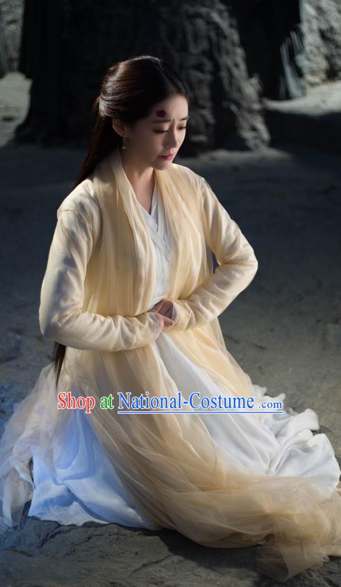 Traditional Chinese Ancient Fairy Costume, Elegant Hanfu Imperial Princess Dress, China Cosplay Palace Princess Tailing Clothing for Women