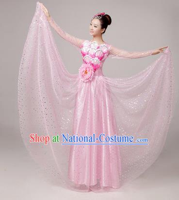 Traditional Chinese Yangge Fan Dancing Costume