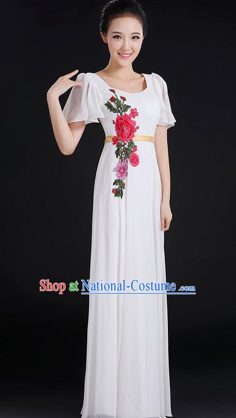 Traditional Chinese Yangge Fan Dancing Costume