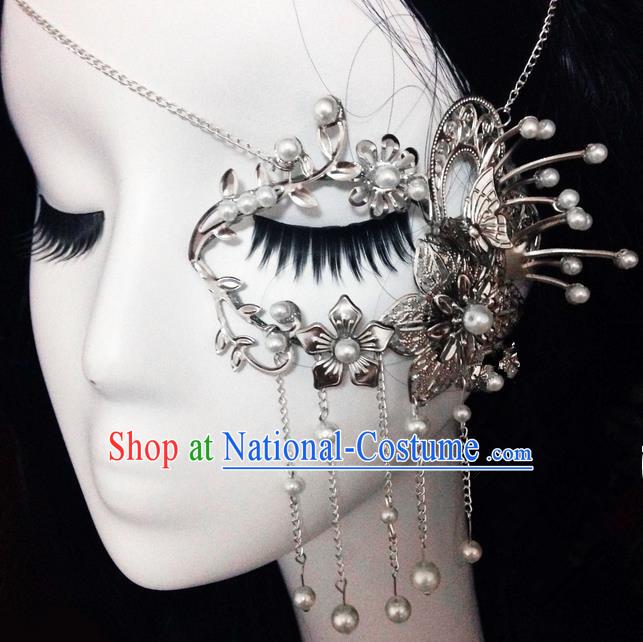 Traditional Handmade Chinese Ancient Classical Accessories, Chinese Mask Beads Tassel Jewellery Hanfu Accessories for Women