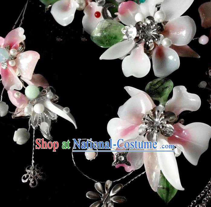 Chinese Ancient Style Hair Jewelry Accessories Hairpins Headwear Headdress Hair Fascinators for Women