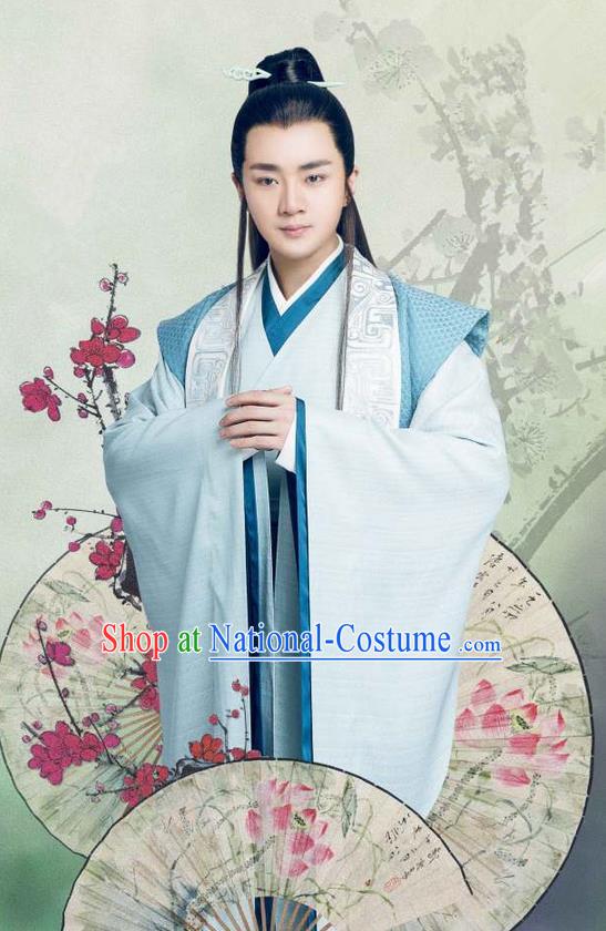 Traditional Chinese Song Dynasty Scholar Dandies Costume and Handmade Headpiece Complete Set, China Ancient Minister Nobility Childe Clothing for Men