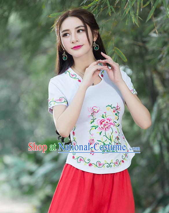 Traditional Ancient Chinese Young Women Cheongsam Dress Republic of China Tangsuit Stand Collar Blouse Dress Tang Suit Clothing for Women