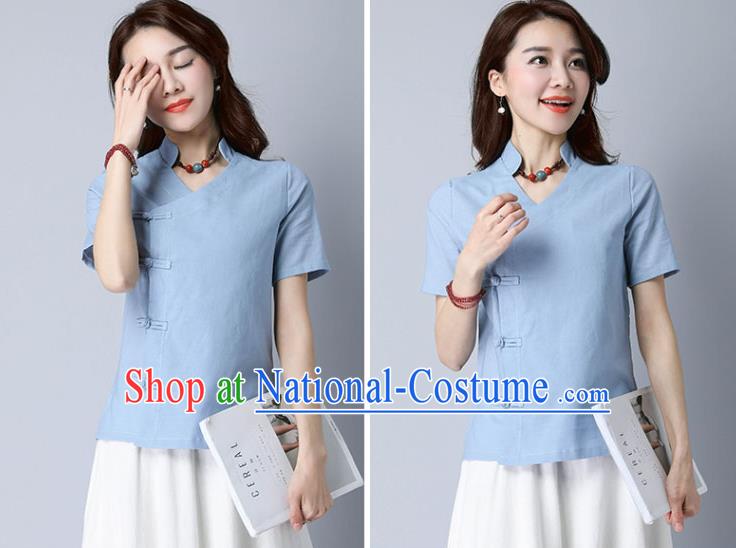 Traditional Ancient Chinese Young Women Cheongsam Dress Republic of China Tangsuit Stand Collar Blouse Dress Tang Suit Clothing for Women