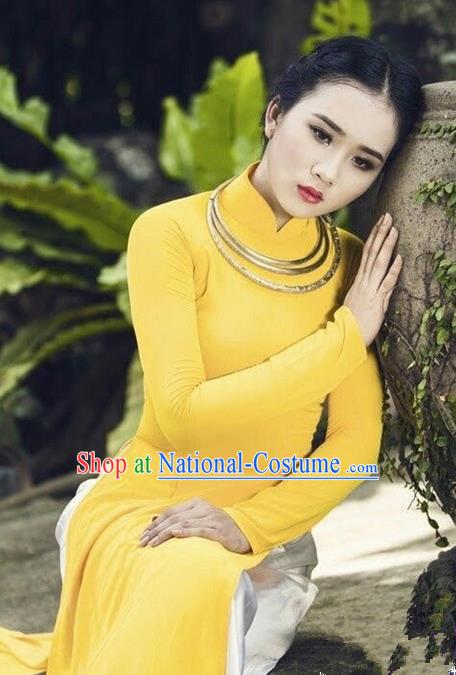 Vietnamese Trational Dress Vietnam Ao Dai Cheongsam Clothing