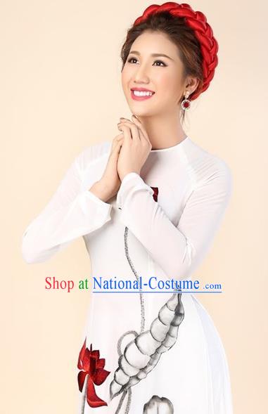 Vietnamese Trational Dress Vietnam Ao Dai Qipao Clothing