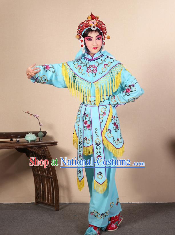 Traditional Beijing Opera Ancient Chinese Young Women Dress Clothing