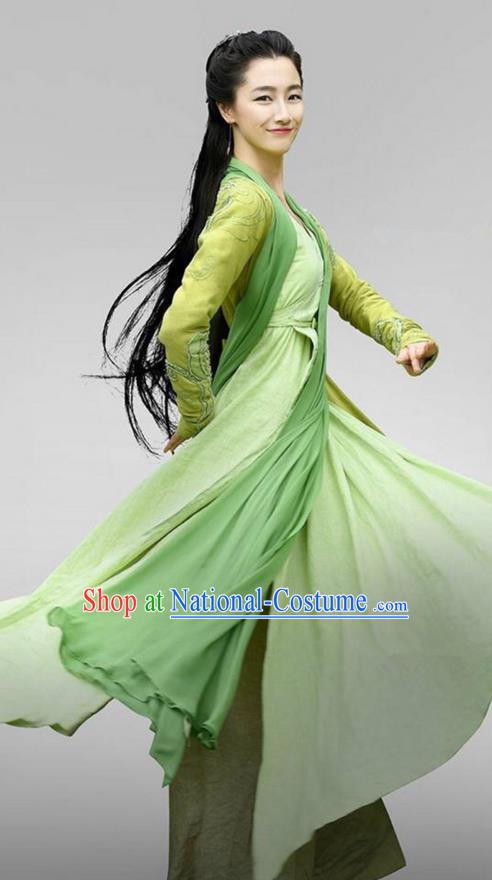 Chinese Ancient Tang Dynasty Swordsman Costume, Traditional Chinese Ancient Peri Swordswoman Heroine Costume and Headpiece Complete Set for Women