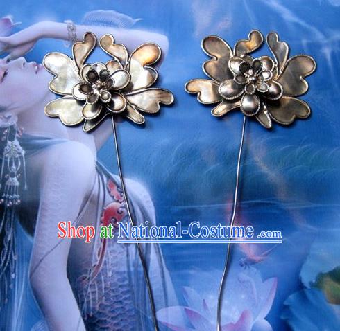 Traditional Handmade Chinese Ancient Classical Hair Accessories Flower Barrettes Hair Sticks, Hair Fascinators Hairpins for Women