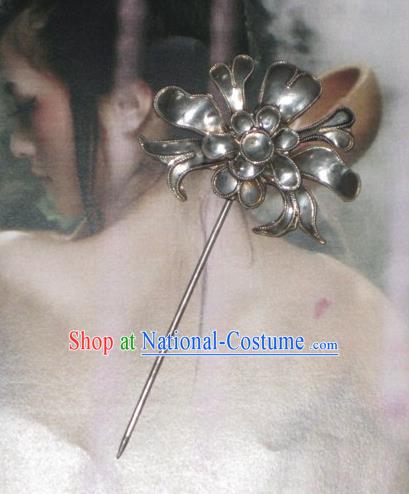 Traditional Handmade Chinese Ancient Classical Hair Accessories Barrettes Hairpin, Step Shake Hair Sticks, Hair Claws Hairpins for Women