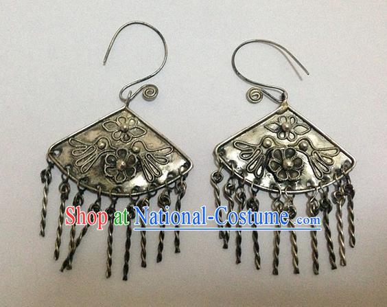 Traditional Handmade Chinese Ancient Classical Earrings Accessories Tassel Eardrop for Women